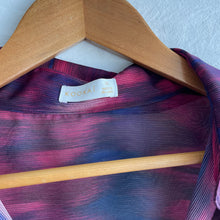 Load image into Gallery viewer, Kookai Sheer Shirt Size 10 Purple Pink Long Sleeve RRP $129 Business
