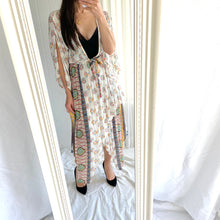 Load image into Gallery viewer, Raga Dress Size 10 - 12 Boho Paisley White Pink RRP $380 Bohemian Summer
