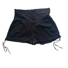 Load image into Gallery viewer, Seafolly Size 14 Black Stretchy waistband shorts RRP $99 Casual Beach Activewear
