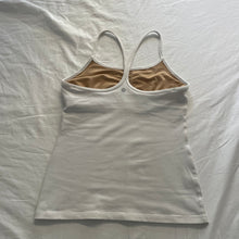 Load image into Gallery viewer, Lululemon Size 12 AU (8 CAN) Off White Built in shelf Bra Tank Top Activewear RRP $89
