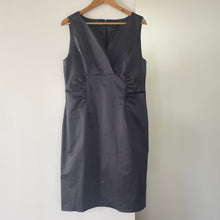 Load image into Gallery viewer, Collection Size 16 Midi Pencil dress Charcoal Grey RRP $300 Summer Formal
