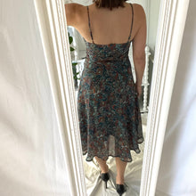 Load image into Gallery viewer, Alive Girl Size 8 Green Dress RRP $59 Paisley Boho Midi Cocktail
