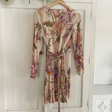 Load image into Gallery viewer, Spell 8 - 10 Small Blue Skies Wrap Dress RRP $229 Bohemian Boho Short
