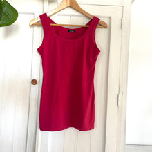 Load image into Gallery viewer, Kookai Size 10 Red Tank Stretchy Lycra RRP $69 Casual Top
