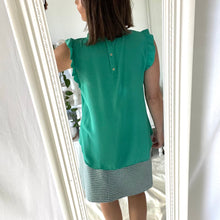 Load image into Gallery viewer, Portmans Top Blouse Green Work Office Size 12 Business Summer
