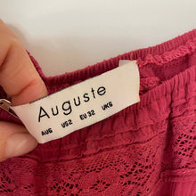 Load image into Gallery viewer, Auguste Size 6  8 Raspberry Red Midi Dress RRP $129 Summer Casual
