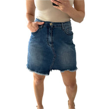 Load image into Gallery viewer, Country Denim Size 10 Blue Denim Short Skirt RRP $54.95 Casual Stretchy
