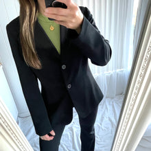 Load image into Gallery viewer, Jacqui E Size 10 Made Australia RRP $199 Black Blazer Business Work

