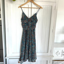 Load image into Gallery viewer, Alive Girl Size 8 Green Dress RRP $59 Paisley Boho Midi Cocktail
