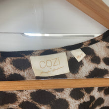 Load image into Gallery viewer, Cozi Jen Hawkins Size 8 - 16 Leopard Print Kimono Bohemian Beach Cover up
