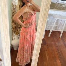 Load image into Gallery viewer, Spell Hendrix Size XS 8 - 10 Long Dress Pink RRP $369 Summer Bohemian
