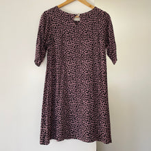 Load image into Gallery viewer, Mister Zimi Size 10 Purple Dress RRP $159 Short 3/4 Sleeve Summer Boho Spots
