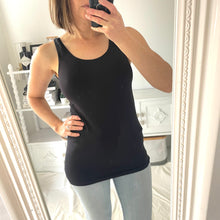 Load image into Gallery viewer, Country Road Size 12 - 14 Black Tank Top RRP $49.95 Casual Cami Stretchy
