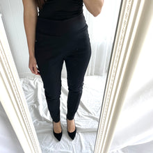 Load image into Gallery viewer, Empire Rose Size 8 - 10 Black Stretch Trousers Pants RRP $245 Designer Australian
