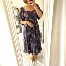 Load image into Gallery viewer, Auguste Size 6 - 10 Midi Dress Blue RRP $229 Boho Bohemian Floral
