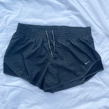 Load image into Gallery viewer, Size 14 - 16 running shorts Grey Black RRP $60 Activewear Bike Shorts
