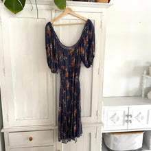 Load image into Gallery viewer, Auguste Size 6 - 10 Midi Dress Blue RRP $229 Boho Bohemian Floral
