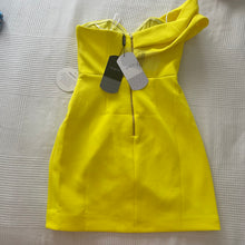Load image into Gallery viewer, Pilgrim Size 8 Short Yellow Dress RRP $179 Cocktail Party Pencil
