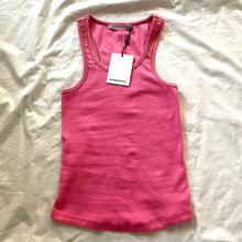 Load image into Gallery viewer, Hansen and Gretel Size 6 Pink Tank Top RRP $119 Pink Y2K 90s racer back
