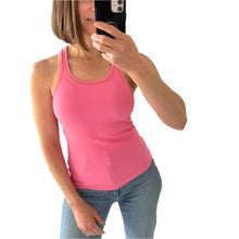 Load image into Gallery viewer, Hansen and Gretel Size 6 Pink Tank Top RRP $119 Pink Y2K 90s racer back
