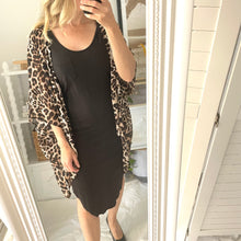 Load image into Gallery viewer, Cozi Jen Hawkins Size 8 - 16 Leopard Print Kimono Bohemian Beach Cover up
