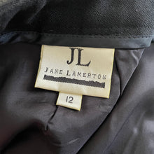 Load image into Gallery viewer, Jane Lamerton 12 Black Pencil Skirt Below the Knee Business Formal
