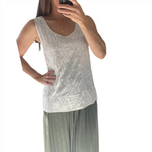 Load image into Gallery viewer, ELK Size 8 - 10 Top White RRP $129 Business Casual Geometric

