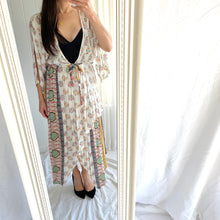 Load image into Gallery viewer, Raga Dress Size 10 - 12 Boho Paisley White Pink RRP $380 Bohemian Summer
