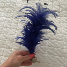 Load image into Gallery viewer, Purple Faux Feather Fascinator Accessories Hair Piece Races
