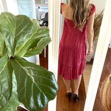 Load image into Gallery viewer, Auguste Size 6  8 Raspberry Red Midi Dress RRP $129 Summer Casual
