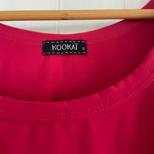 Load image into Gallery viewer, Kookai Size 10 Red Tank Stretchy Lycra RRP $69 Casual Top
