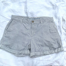 Load image into Gallery viewer, Gap Size 10 Blue White Stripe Shorts RRP $55 Casual Summer Cotton
