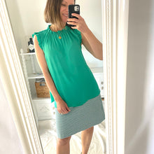 Load image into Gallery viewer, Portmans Top Blouse Green Work Office Size 12 Business Summer
