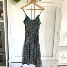 Load image into Gallery viewer, Alive Girl Size 8 Green Dress RRP $59 Paisley Boho Midi Cocktail
