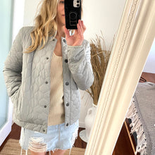 Load image into Gallery viewer, Roxy XS 6 8 Grey Puffer Jacket RRP $149 Funky Spirit Winter
