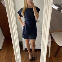 Load image into Gallery viewer, Hello Molly Size 8 Navy Blue Short Dress RRP $69 Size 8 Cocktail Polyester

