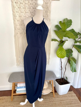 Load image into Gallery viewer, Size 12 SHONA JOY Blue Long Sheath Dress
