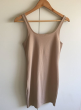 Load image into Gallery viewer, Size 8 Pretty little things beige dress womens
